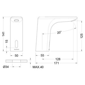 Grifo de lavabo con sensor - Imagen 2