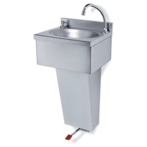Lavamanos inox a pedal
