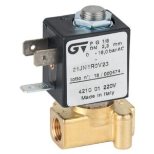 Electroválvula de acción directa 2 vías N.C. Certificación - Imagen 1