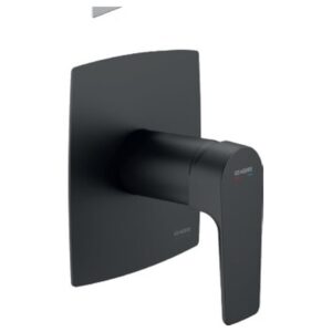Kit Placa ducha empotrada Negro - Imagen 1