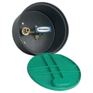 Válvula de esfera boca de riego vertical con caja y tapa - Imagen 1
