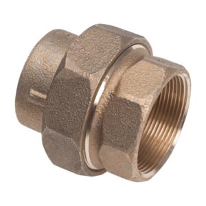 Unión tres piezas con junta cónica HH 1/4" - Imagen 1