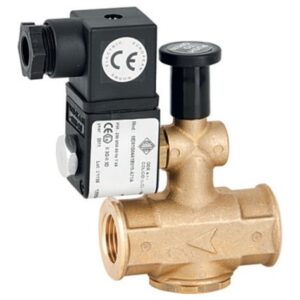 Electroválvula con rearme manual para gas N.A. - Imagen 1