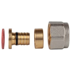 Racor tubo PEX + Multicapa rosca G1/2" BSP - Imagen 1