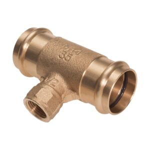 Te con rosca hembra (Bronce) P4130G - 12 x 1/2 x 12mm - Imagen 1