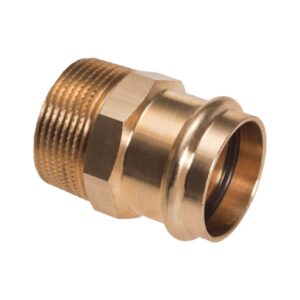 Manguito con rosca macho (Bronce) P4243G - 12 x 3/8" - Imagen 1