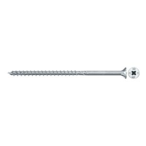 Tornillo de aglomerado fischer PowerFast II CZP 5x120 BC con cabeza avellanada, rosca parcial y engarce PZ (200 uds.) - Imagen 1