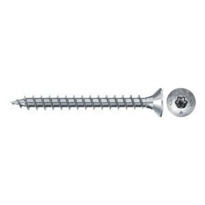 Tornillos para madera fischer PowerFast II CTF 3x35 BC con cabeza avellanada, rosca total y engarce TX (1000 uds.) - Imagen 1