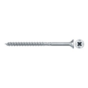 Tornillo de aglomerado fischer PowerFast II CZP 4x70 BC con cabeza avellanada, rosca parcial y engarce PZ (50 uds.) - Imagen 1
