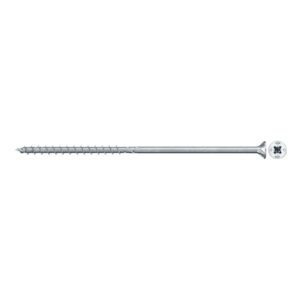 Tornillo de aglomerado fischer PowerFast II CZP 6x300 BC con cabeza avellanada, rosca parcial y engarce PZ (50 uds.) - Imagen 1