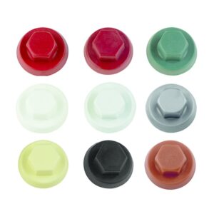 Tapón de nylon de colores para tornillos con cabeza hexagonal - Imagen 1