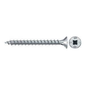 Tornillo de aglomerado fischer PowerFast II CZF 3x25 BC con cabeza avellanada, rosca total y engarce PZ (100 uds.) - Imagen 1