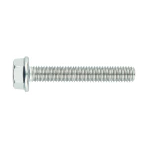 Tornillo DIN-6921. Tornillo hexagonal con arandela estampada y grafilada. Inoxidable A2 - Imagen 1