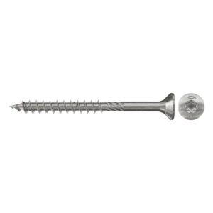 Tornillo de aglomerado fischer PowerFast-ST 5x70 A2P con cabeza avellanada, rosca parcial y engarce TX (100 uds.) - Imagen 1