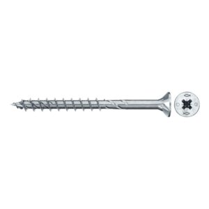 Tornillo de aglomerado fischer PowerFast II CZP 5x80 BC con cabeza avellanada, rosca parcial y engarce PZ (30 uds.) - Imagen 1