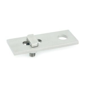 Placa para tornillo doble rosca con conector cruzado para fijación inferior. Inoxidable A2 - Imagen 1