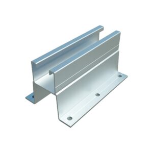 Perfil de aluminio con alas para fijación directa discontinua en valle - Imagen 1
