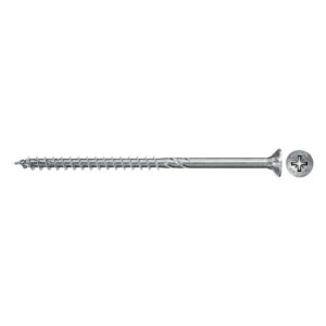 Tornillo de aglomerado fischer PowerFast II CZP 6x90 BC con cabeza avellanada, rosca parcial y engarce PZ (200 uds.) - Imagen 1